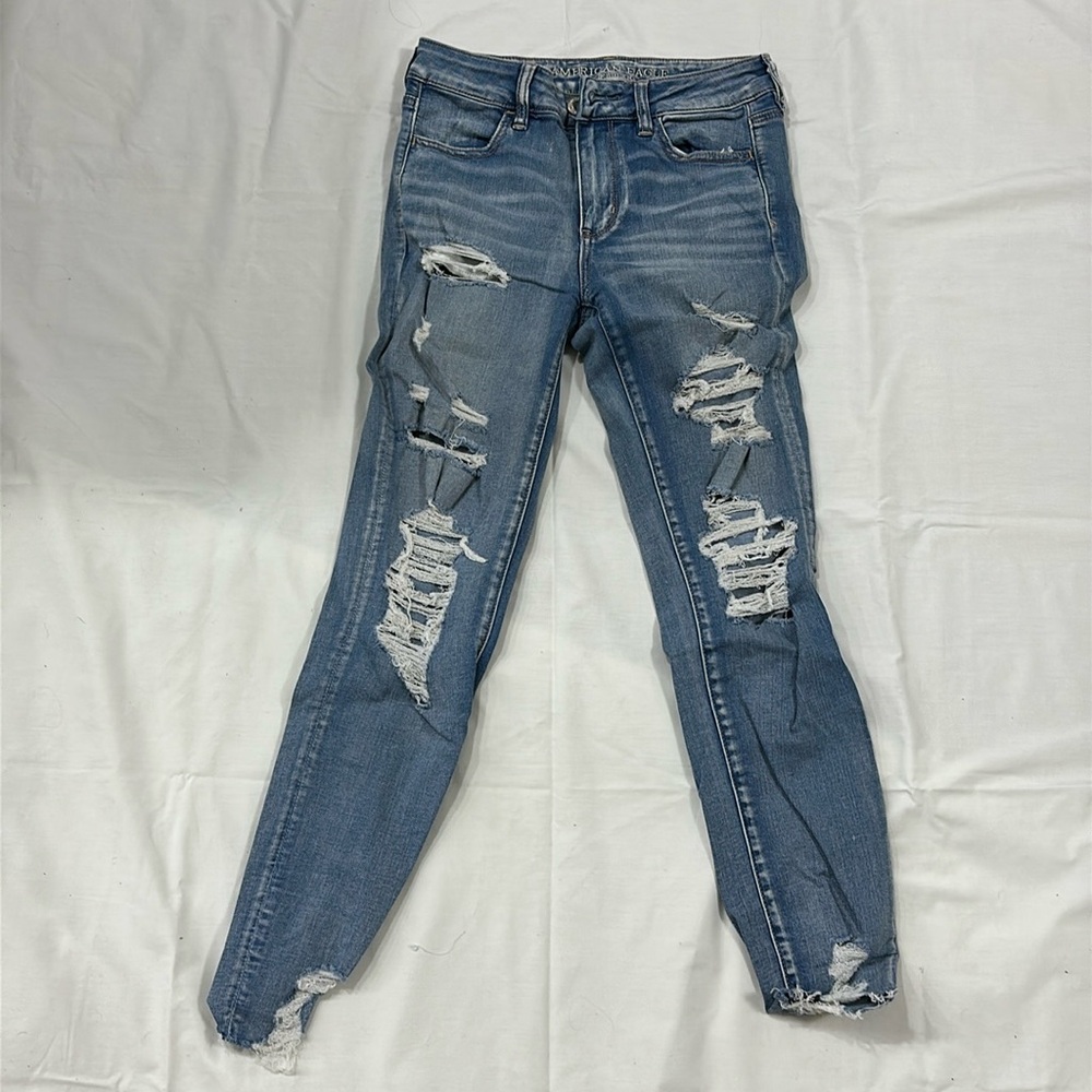 American Eagle Outfitters, Super Stretch X jeans, women size 4, hi-rise Jegging